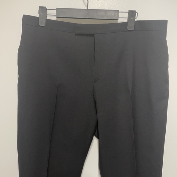 YVES ST LAURENT Black wool pants size 12  $95 - Picture 4 of 12